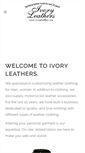 Mobile Screenshot of ivoryleathers.com